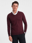 Megztinis vyrams Ombre OM-SWSW-0102, raudonas