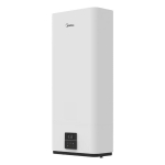Elektrinis vandens &scaron;ildytuvas MIDEA Salute Flex ED6 WiFi su sausuoju kaitinimo elementu, 2000 W, montavimas vertikalus/horizontalus, baltas