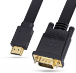 REAGLE VGA į HDMI 2M FULL HD D-SUB plok&scaron;čiojo kabelio adapteris 1080p