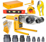 Plastikinių vamzdžių suvirinimo aparatas Powermat PM-ZGP-2800, 2800W, 16-63mm