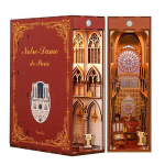 Surenkamas medinis 3D LED modelis Notre Dame Tonecheer