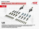 Klijuojamas modelis ICM 48408 WWII German Aircraft Armament 1/48