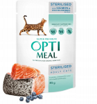 Optimeal Steril su la&scaron;i&scaron;a ir mėlynėmis drebučiuose, 85 g