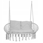 Pakabinamas fotelis Fluxar 129 cm, baltas