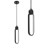 Modernus &Scaron;viestuvas LED APP851-CP BLACK