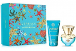 Kosmetikos rinkinys Versace Dylan Turquoise moterims: tualetinis vanduo EDT, 30 ml + kūno gelis, 50 ml