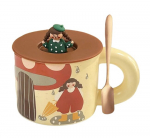 Puodelis su dangteliu Creatap, 350 ml