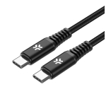 USB-C į USB-C laidas (100W PD), 2 m, juodas