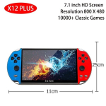 Žaidimų konsolė Žaidimų konsolė &bdquo;X12 Plus&ldquo; su 7,1 colio HD ekranu, X12 PLUS