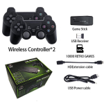 4K HD vaizdo žaidimų konsolė Game Stick 4k 10000 Games 2.4G dvigubas belaidis valdiklis Retro TV Game Stick 4 k