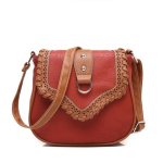 Crossbody Hollow Out PU odos pasiuntinių krep&scaron;iai-kava