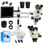 Mikroskopas Rosfix Jupiter Pro MSJP-T-SDMS1 &ndash; Trinokulinis, Priartinimas 7x&ndash;45x, LED Ap&scaron;vietimo Komplektas