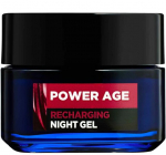 Men Expert Power Age Recharging Night Gel - Rejuvenating facial gel.