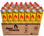 28 dujų balionėlių turistinei viryklei rinkinys 28x 400 ml