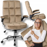 Ra&scaron;omojo stalo kėdė Beige, ruda