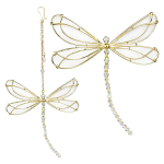 Pakabos dalys, Dragonfly Sun Catcher pakabukas, pakabinamas ornamentas lango sodo namų dekoravimui,