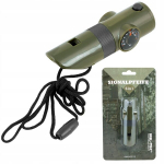 Gelbėjimo &scaron;vilpukas Mil-Tec 6 in 1 EDC