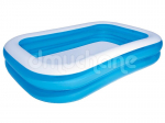 Bestway 54006 pripučiamas &scaron;eimos baseinas 262 x 175 x 51 cm + danga