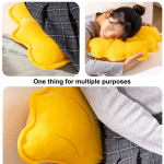 Kosmetikos krep&scaron;eliai ir kosmetiniai veidrodžiai,Augalų formos pliu&scaron;inė pagalvėlė | Dekoratyvinė pagalvė miegamojo namų dekoravimui, pilka-46cm