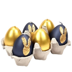 Velykinis žvakių rinkinys, 6vnt, D4.5 H6cm