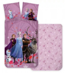 Disney Frozen Purple vaiki&scaron;kas patalynės komplektas 100&times;135 cm, 40&times;60 c