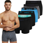 Vyri&scaron;kos Umbro bokserinės kelnaitės, rinkinys, 6 vnt., spalvų mi&scaron;inys, medvilnė