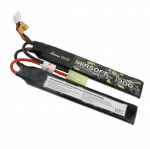 Gens ace 25C 1300mAh 2S1P 7.4V balnelis Airsoft Gun Lipo baterija su mini Tamiya ki&scaron;tuku