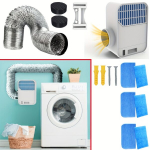 9 Papildomi Poliesterio Filtrai + 3-in-1 Vidaus Džiovyklių Ventiliacijos Rinkinys