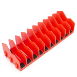 Plastikinė žnyplių organizavimo lentyna, 【Raudona】