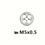 Metrinė sriegimo galvutė M5x0.5, sriegiklių rinkiniui, 1vnt M6X0.5