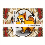 Lapės ra&scaron;to kilimas, 79 * 118 colių / 200 * 300 cm