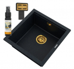 Kriauklė granitas Granitas Tuga48 juoda