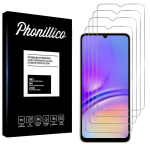 Suskaldintas Stiklas Samsung Galaxy A05 [Pakuotė 4] Ekrano Apsaugos Filmas Phonillico&reg;