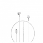"Devia" laidinės ausinės Smart M2 Digital Metal USB-C sidabrinės
