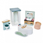 Tender Leaf Toys lėlių namelis vonios kambarys junior 16 dalių