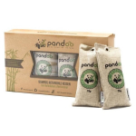 pandoo - 4 vienetų bambuko aktyvuotų anglies oro gaiviklių rinkinys (4x75g)
