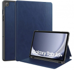Mėlynas dėklas su kortelių laikikliu Samsung Galaxy Tab A9 8,7"