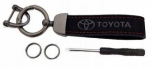 Toyota raktų pakabukas alcantara oda + atsuktuvas