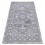Lauko pintas kilimas, 160x230 cm, pilkas, sizalio pluo&scaron;to