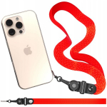 Telefono dirželis, pakabukas ant kaklo, universalus raudonas dirželis