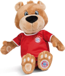 Nici Mink&scaron;tas žaislas Fc Bayern Munich me&scaron;kiukas Berni 35 cm - mink&scaron;tas pliu&scaron;inis žaislas futbolo gerbėjams, skirtas glaustymuisi ir žaidimui, vaikams ir suaugusiems, 49074, puiki dovanos idėja, rudas