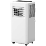 HOMCOM mobilus oro kondicionierius 3-in-1 su au&scaron;inimu, oro sausintuvu, ventiliatoriumi, oro i&scaron;leidimo žarna, 9000BTU automatinis oro au&scaron;intuvas su nuotolinio valdymo pultu, laikmačiu, vaikų saugos užraktu, baltas, Balta