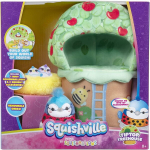 Squishville Sqm0209 Babs Mėlynasis Žvirblis su Drabužiu ir Lizdu
