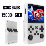 Ne&scaron;iojama mobilioji mini retro žaidimų konsolė R36s 64gb Gameboy 15000 žaidimų