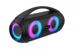 Denver BTG-616 ne&scaron;iojamas &bdquo;Bluetooth&ldquo; garsiakalbis su LED ap&scaron;vietimu, 20 W RMS