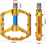 Dviračio pedalai, stvzo reikalavimus atitinkantys platforminiai pedalai su at&scaron;vaitais, lengvi neslystantys mtb pedalai, cnc aliuminio, skirti kalnų, plento ir trekingo dviračiams