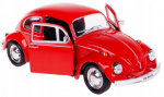 Modelis "volkswagen Beetle 1967" raudonas, 1:32