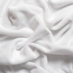 Luxtextil Minky audinys, lygus, 160 cm pločio, 300 g, baltas