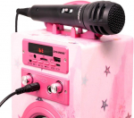 Dynasonic karaoke su 2 mikrofonais Bluetooth Usb Sd vaikams 5-13 metų