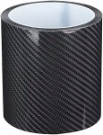 Apsauginė carbon plėvelės juosta slenksčiams statramsčiams lipni 10cm 3m